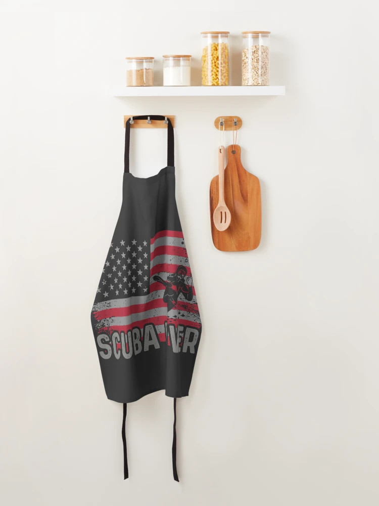 Thumbnail 4 of 6, Apron, Scuba diver designed and sold by Risala.