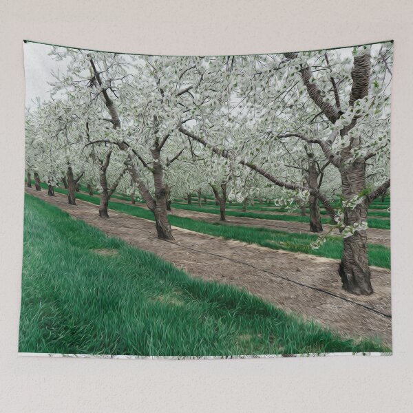 Item preview, Trees Blossoms Grass Field Nature Soil  designed and sold by DanielCarvalho2.