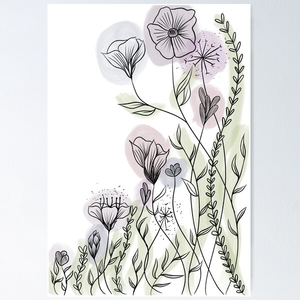 Item preview, Wildflowers Blooming  designed and sold by Moon Fern Vintage.