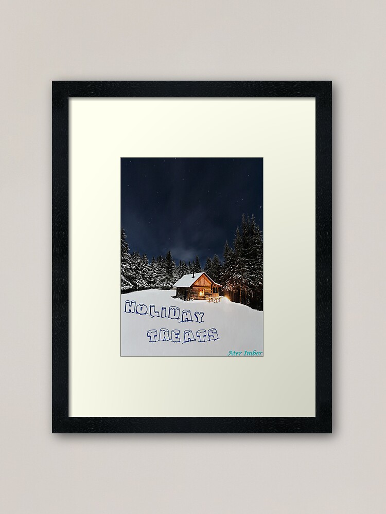 Alternate view of Holiday Treats Book Cover Framed Art Print