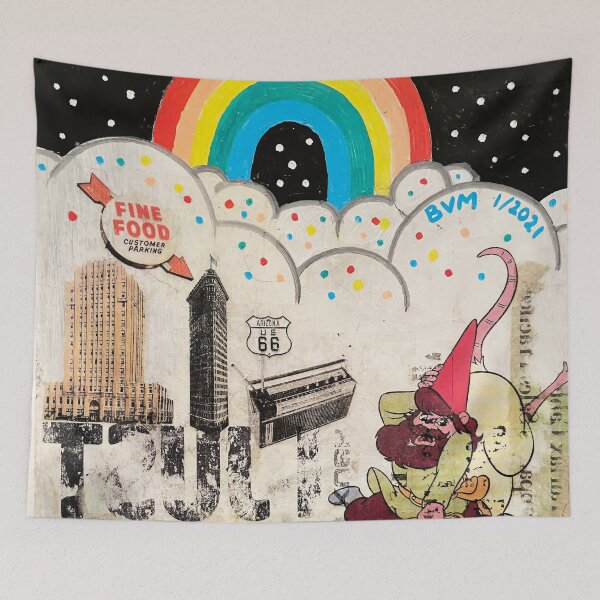 Item preview, Magical Cloud Sprinkles Rain Down on a Crazy World designed and sold by BVonMiltenberg.