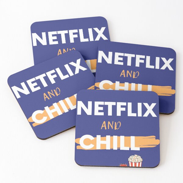 Item preview, NETFLIX AND CHILL designed and sold by preety00.