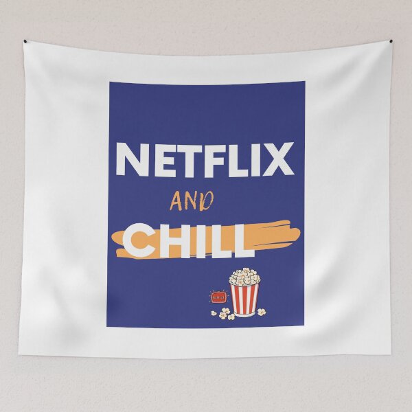 Item preview, NETFLIX AND CHILL designed and sold by preety00.