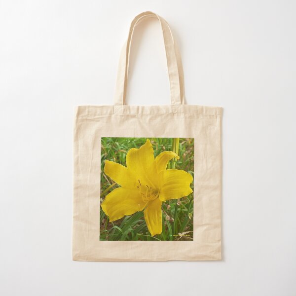 Flowers in nature, full colors Cotton Tote Bag