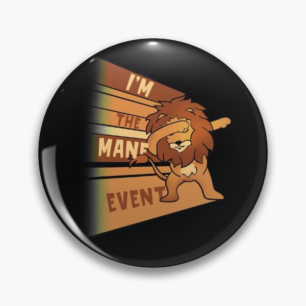 Item preview, I'm The Mane Event Dabbing Lion Pixel Stretch designed and sold by OmmeDesigns.