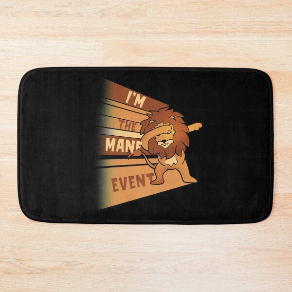 Item preview, I'm The Mane Event Dabbing Lion Pixel Stretch designed and sold by OmmeDesigns.