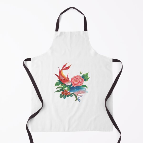 Item preview, Chinese Royal Totem Pattern - Peony & Paradise Fish designed and sold by 361office.