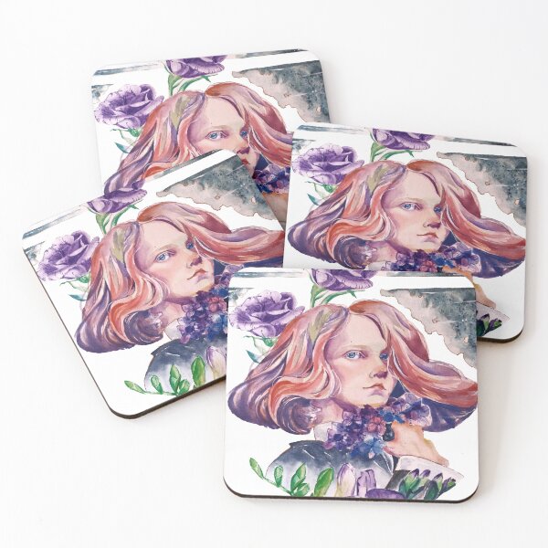 Item preview, "A Blessing In Disguise" - Watercolor Portrait (with bg ver.) designed and sold by Czartistic.