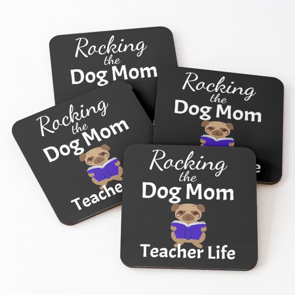 Item preview, Kinda Busy Being a Teacher and Dog Mom designed and sold by CreativeBel.
