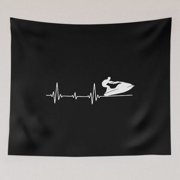 Item preview, Jet ski Water Sports Boat Sea Summer Heartbeat designed and sold by CuteDesigns1.