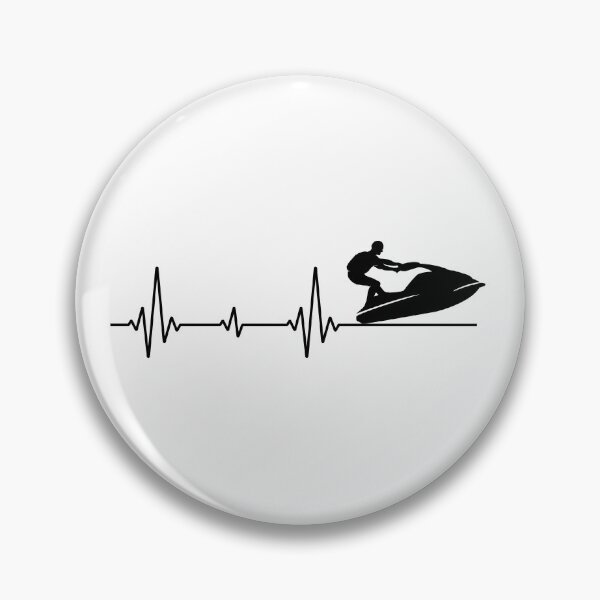 Item preview, Jet ski Water Sports Boat Sea Summer Heartbeat designed and sold by CuteDesigns1.