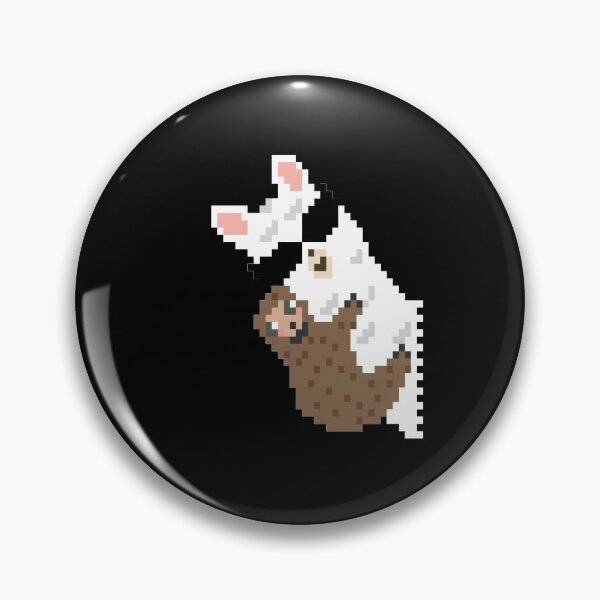 Item preview, Alpaca with Sloth Pixel Art Retro Llama designed and sold by PowerDesignsPD.