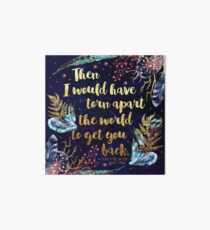 ACOMAF - Torn Apart The World Art Board