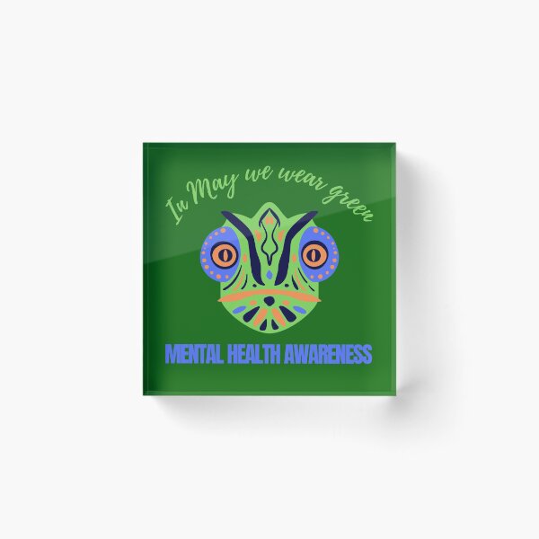 Item preview, In May We Wear Green - Mental Health Awareness designed and sold by My-Queens-Store.