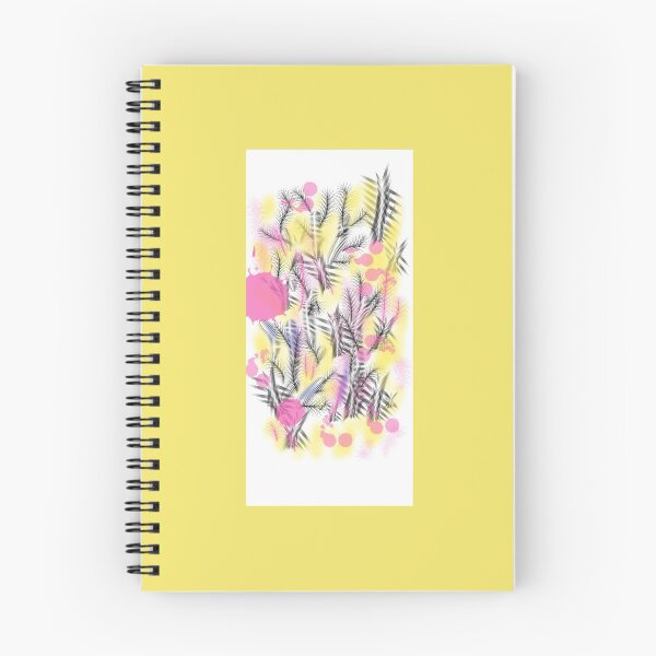 Item preview, MODERN ORIGINAL DIGITAL FLORAL DESIGN IN PINK AND YELLOW designed and sold by devereart.