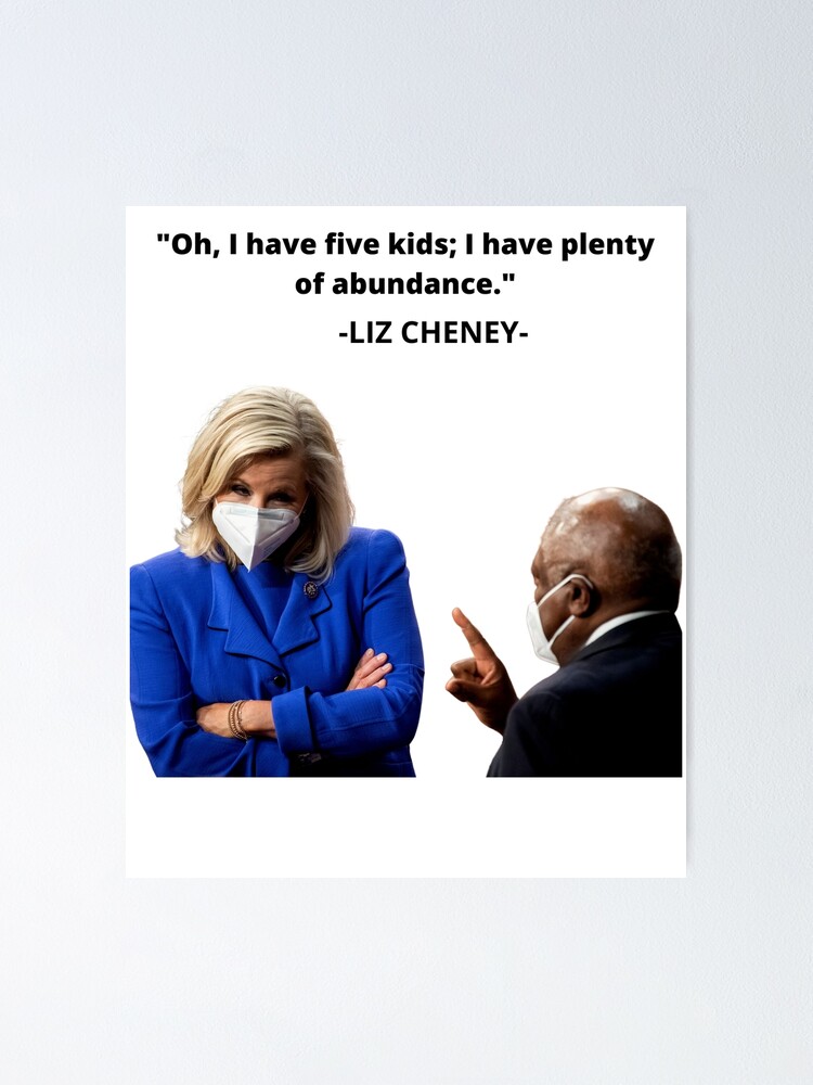 Póster «Frases célebres de Liz Cheney» de SaminBin | Redbubble