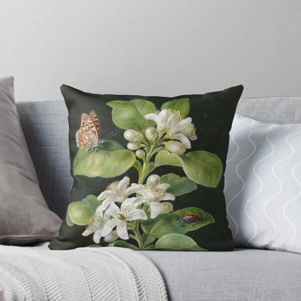 Item preview, Lemon tree with butterfly and beetle designed and sold by Natural History Prints.