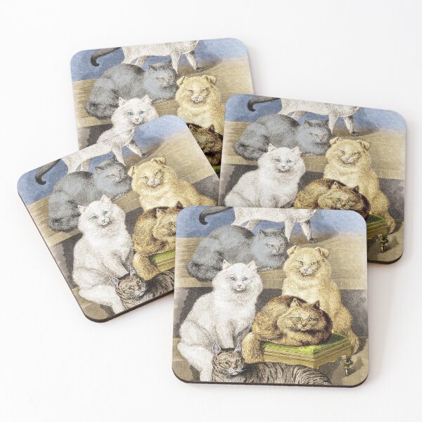 Item preview, Vintage Illustration of Cat Breeds, 1897 designed and sold by ScienceSource.