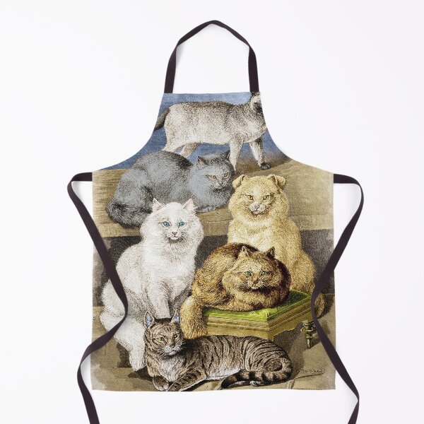 Item preview, Vintage Illustration of Cat Breeds, 1897 designed and sold by ScienceSource.