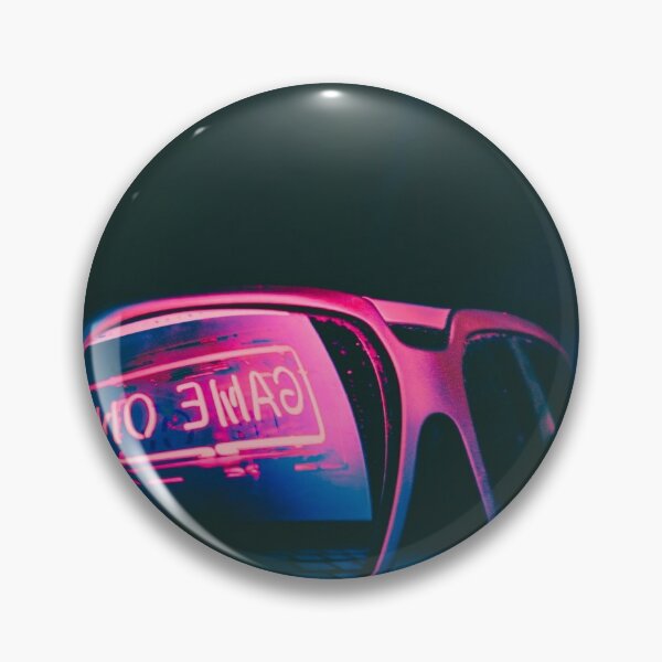 Item preview, Game On, Neon Sign Reflecting in Glasses designed and sold by SquishStitches.