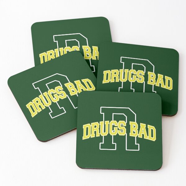 Item preview, Drugs R Bad Lettering Yellow and Green designed and sold by Brookerino.