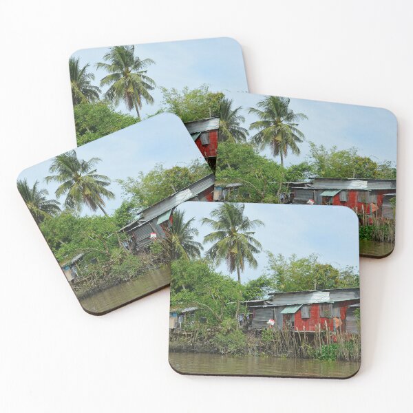 Item preview, Buildings on Can Tho River designed and sold by jojobob.