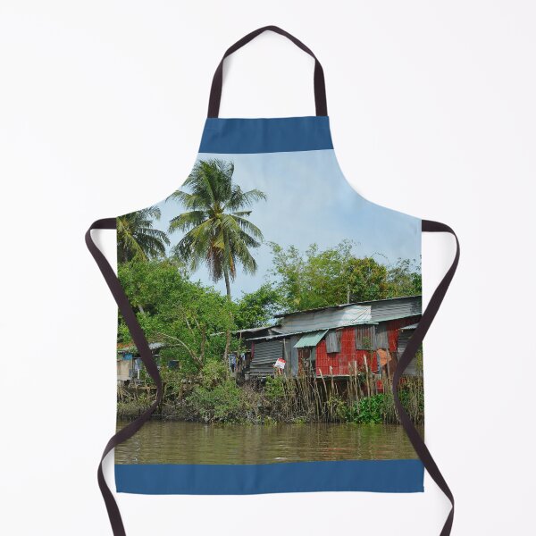 Item preview, Buildings on Can Tho River designed and sold by jojobob.