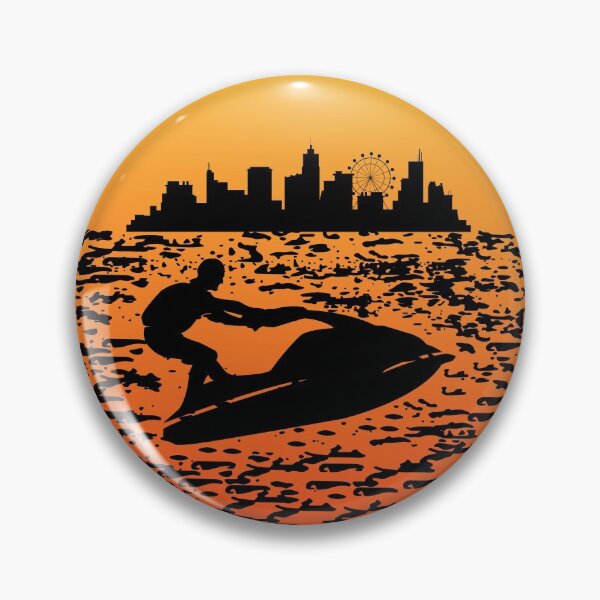 Item preview, Jet Ski Water Sports Boat Sea Summer Vintage Retro designed and sold by CuteDesigns1.