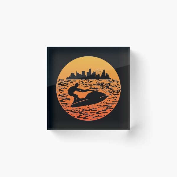 Item preview, Jet Ski Water Sports Boat Sea Summer Vintage Retro designed and sold by CuteDesigns1.