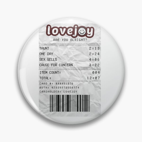 Item preview, lovejoy album receipt  designed and sold by emma elisabeth.