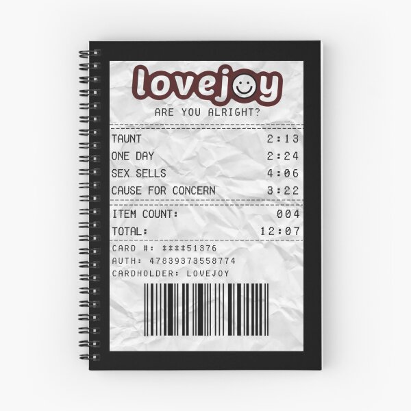Item preview, lovejoy album receipt  designed and sold by emma elisabeth.