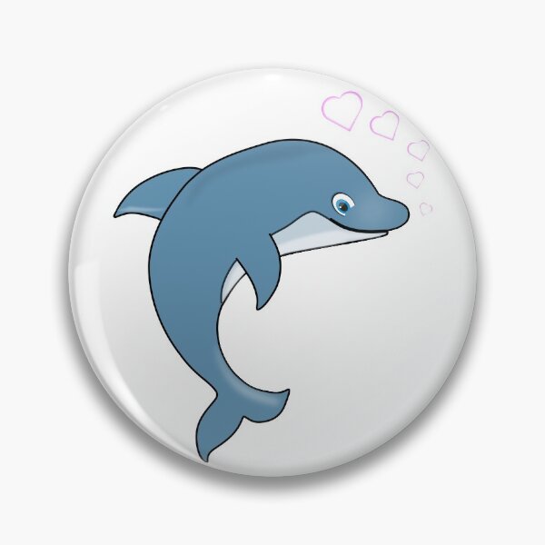 Item preview, Cute Dolphin Kawaii - cartoon designed and sold by AnimalsCartoon.