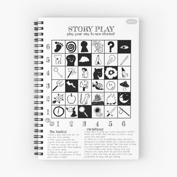 Item preview, Story Play in a Hand Sketched Design for Creating New Stories in a Fun Way! designed and sold by iliaca.