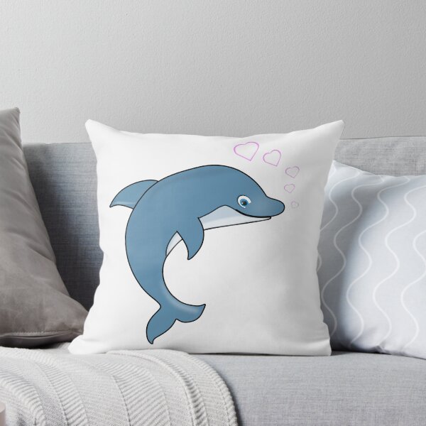 Item preview, Cute Dolphin Kawaii - cartoon designed and sold by AnimalsCartoon.
