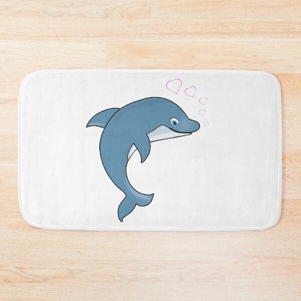 Item preview, Cute Dolphin Kawaii - cartoon designed and sold by AnimalsCartoon.