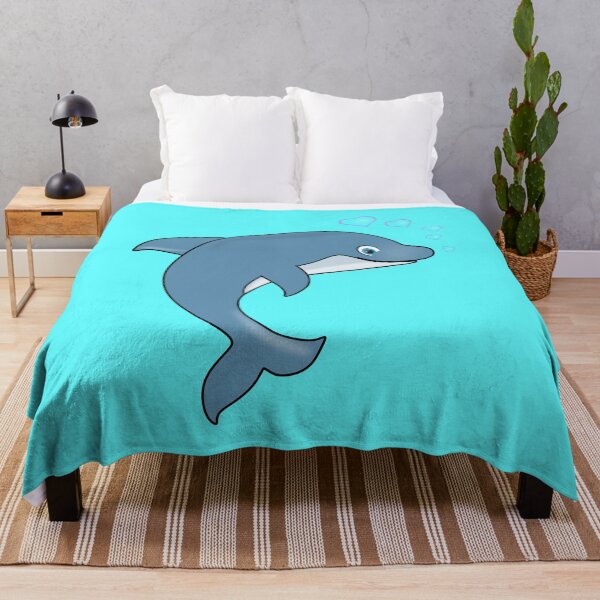 Item preview, Cute Dolphin Kawaii - cartoon designed and sold by AnimalsCartoon.