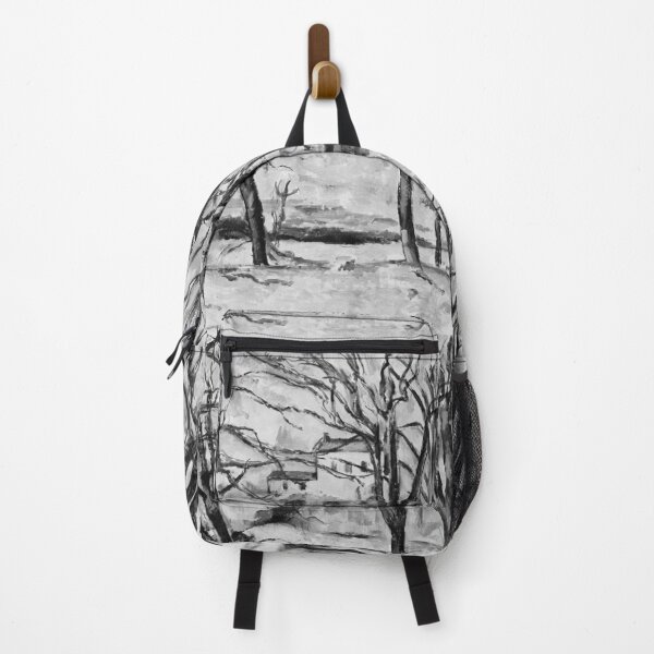 Item preview, Trees and Houses Near the Jas de Bouffan by Paul Cézanne Black and White designed and sold by Narangez.
