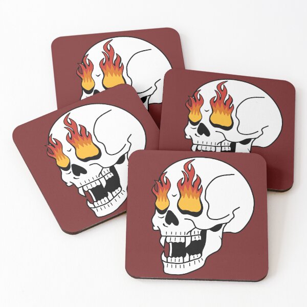 Item preview, Skull with burning eyes designed and sold by VADIMproducts.