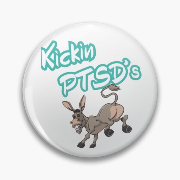 Item preview, Kickin PTSD's Azz Sticker-Magnet designed and sold by smartazzsticker.