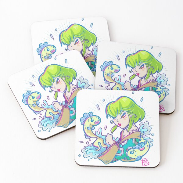Item preview, princess with fish coi designed and sold by Vale_Ilustrada.