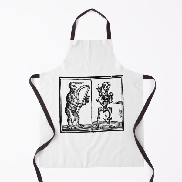 Item preview, Grim Reaper and Skeleton woodcut designed and sold by Pixelchicken.