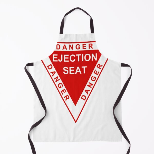 Item preview, DANGER EJECTION SEAT FUNNY SHIRT AND STICKER designed and sold by FeelmyFeels.