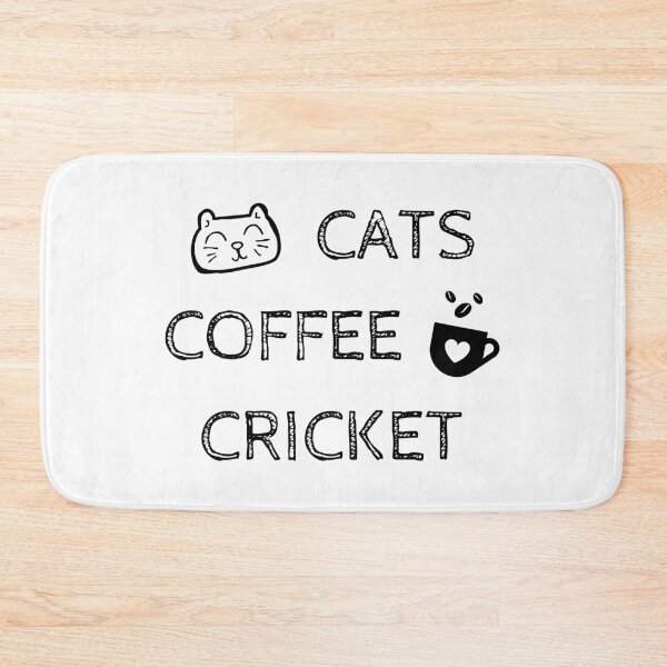 Item preview, Cats. Coffee. Cricket designed and sold by TheGreenGoat.