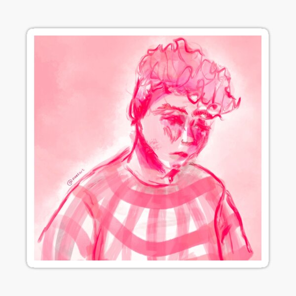 rose boy Sticker