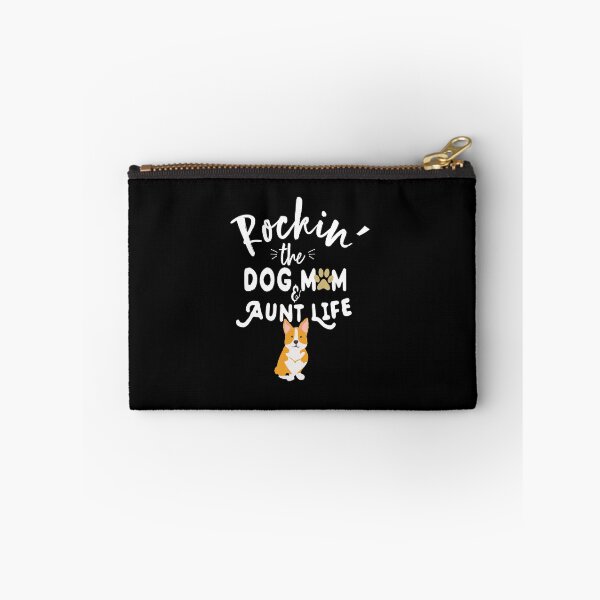 Item preview,  Rockin The Dog Mom & Aunt Life, Funny Puppy Pet, cute tee Birthday Gift To Pembroke CorgiLover GirlFriend  designed and sold by Rassitni.
