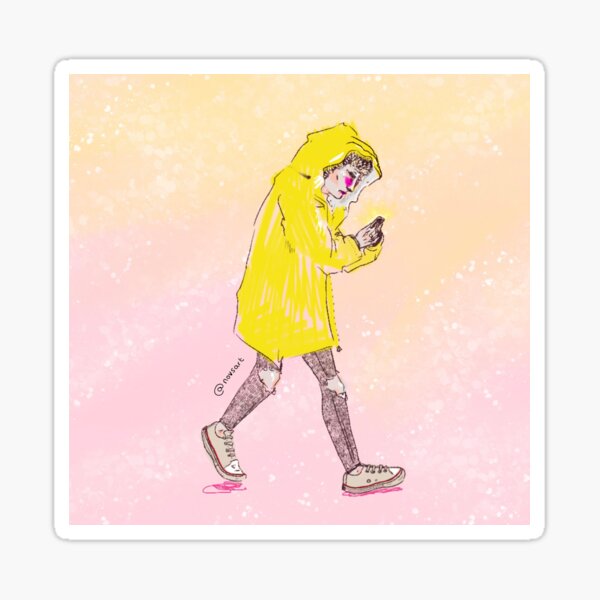 phone boy Sticker