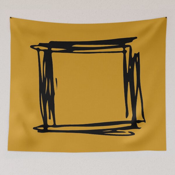 Item preview, MINIMALIST HAND DRAWN SQUARE designed and sold by MysticPotato.