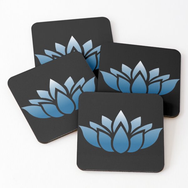 Item preview, Simplicity Lotus In Ice Blue Hue designed and sold by RosieSunflower.