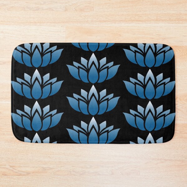 Artikelvorschau, Einfachheit Lotus In Ice Blue Hue entworfen und verkauft von RosieSunflower.