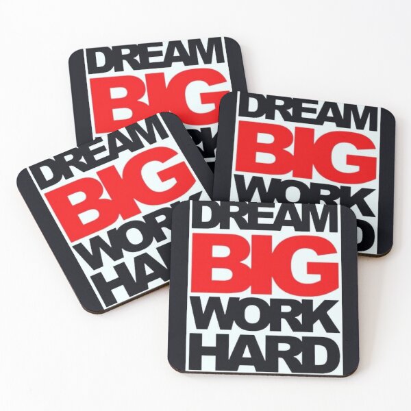 Item preview, Dream Big Work Hard designed and sold by GRKiT.